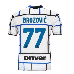 Inter Milan Jersey Custom Away BROZOVIĆ #77 Soccer Jersey 2020/21 - bestsoccerstore