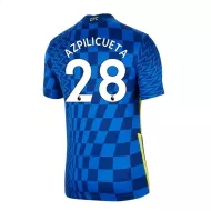 Chelsea Jersey AZPILICUETA #28 Custom Home Soccer Jersey 2021/22 - bestsoccerstore