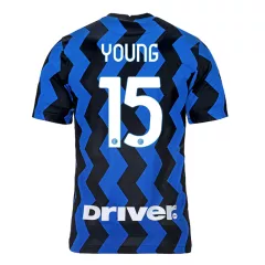 Inter Milan Jersey YOUNG #15 Custom Home Soccer Jersey 2020/21 - bestsoccerstore