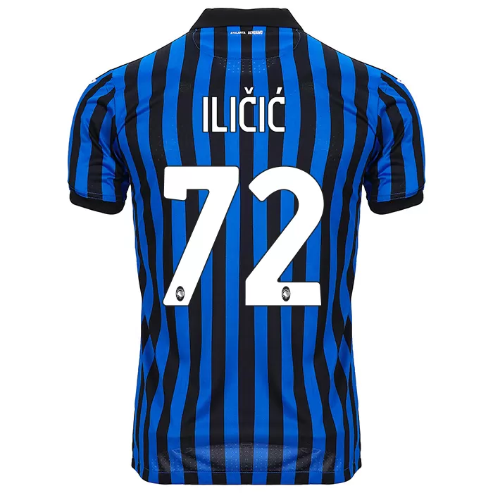 Atalanta BC Jersey Home ILIČIĆ #72 Soccer Jersey 2020/21