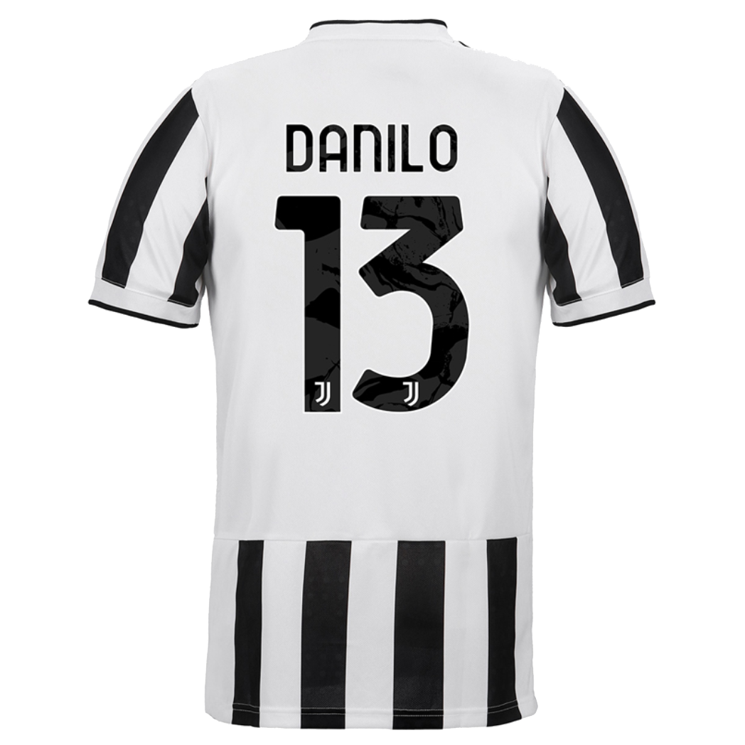 Juventus Jersey Custom Home DANILO 13 Soccer Jersey 2021/22