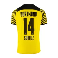 Borussia Dortmund Jersey Home SCHULZ #14 Soccer Jersey 2021/22 - bestsoccerstore