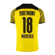 Borussia Dortmund Jersey Home MOUKOKO #18 Soccer Jersey 2021/22 - bestsoccerstore