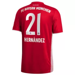 Bayern Munich Jersey Custom Home HERNÁNDEZ #21 Soccer Jersey 2020/21 - bestsoccerstore