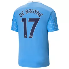 Manchester City Jersey Custom Home DE BRUYNE #17 Soccer Jersey 2020/21 - bestsoccerstore