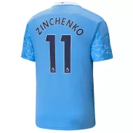 Manchester City Jersey Custom Home ZINCHENKO1 #11 Soccer Jersey 2020/21 - bestsoccerstore