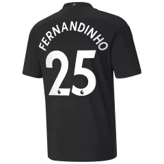 Manchester City Jersey Custom Away FERNANDINHO #25 Soccer Jersey 2020/21 - bestsoccerstore