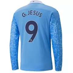 Manchester City Jersey G.JESUS #9 Custom Home Soccer Jersey 2020/21 - bestsoccerstore