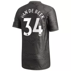 Manchester United Jersey Custom Away VAN DE BEEK #34 Soccer Jersey 2020/21 - bestsoccerstore