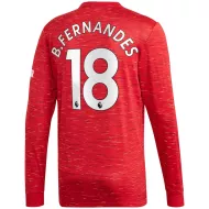 Manchester United Jersey B.FERNANDES #18 Custom Home Soccer Jersey 2020/21 - bestsoccerstore