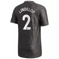Manchester United Jersey Custom Away LINDELOF #2 Soccer Jersey 2020/21 - bestsoccerstore