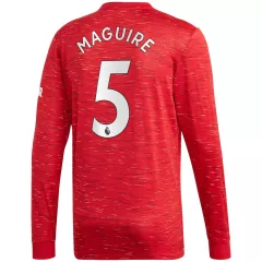 Manchester United Jersey MAGUIRE #5 Custom Home Soccer Jersey 2020/21 - bestsoccerstore