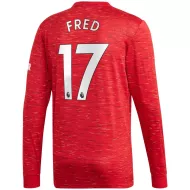 Manchester United Jersey FRED #17 Custom Home Soccer Jersey 2020/21 - bestsoccerstore