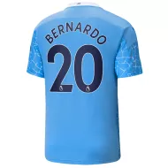 Manchester City Jersey Custom Home BERNARDO #20 Soccer Jersey 2020/21 - bestsoccerstore