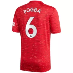 Manchester United Jersey Custom Home POGBA #6 Soccer Jersey 2020/21 - bestsoccerstore