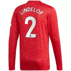 Manchester United Jersey LINDELOF #2 Custom Home Soccer Jersey 2020/21 - bestsoccerstore