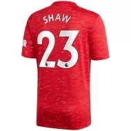 Manchester United Jersey Custom Home SHAW #23 Soccer Jersey 2020/21 - bestsoccerstore