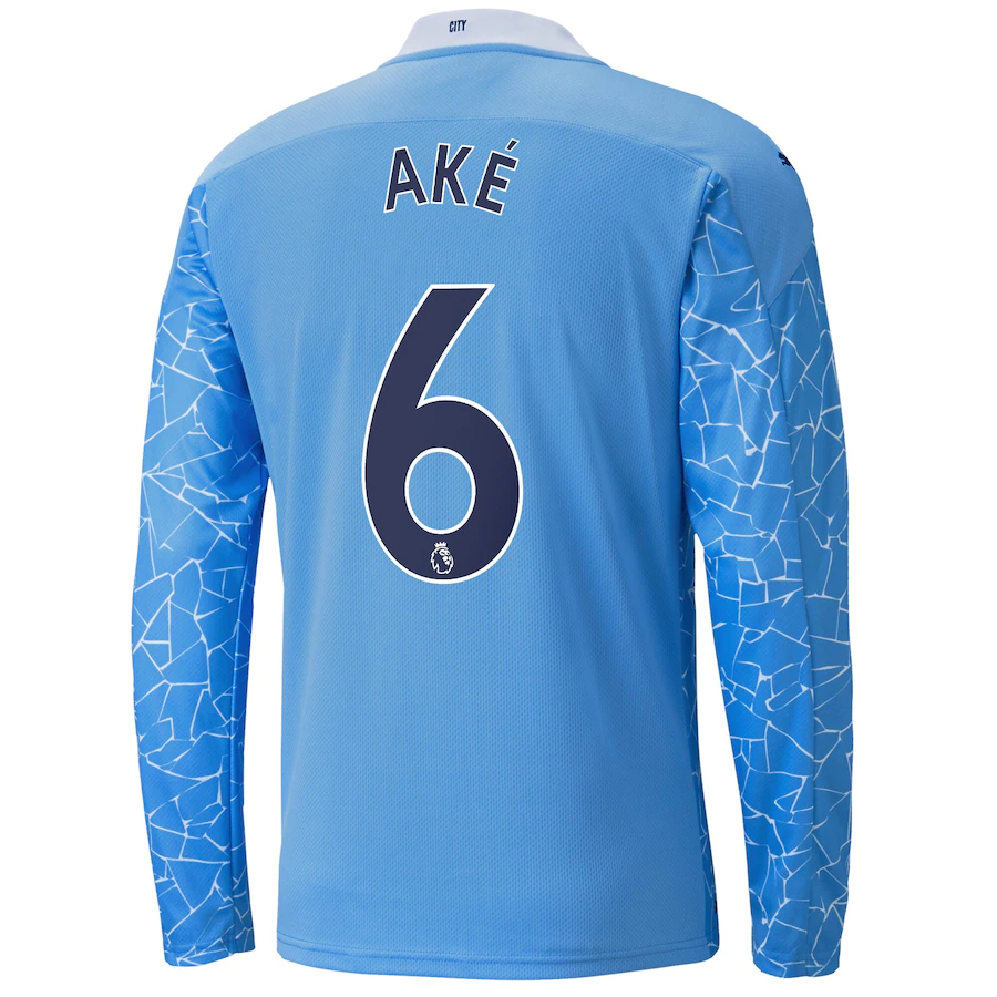 Manchester City Jersey AKÉ 6 Custom Home Soccer Jersey 2020/21