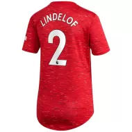 Manchester United Jersey Custom Home LINDELOF #2 Soccer Jersey 2020/21 - bestsoccerstore
