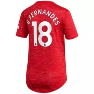 Manchester United Jersey Custom Home B.FERNANDES #18 Soccer Jersey 2020/21 - bestsoccerstore