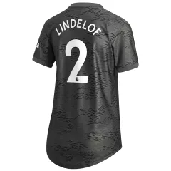Manchester United Jersey Custom Away LINDELOF #2 Soccer Jersey 2020/21 - bestsoccerstore