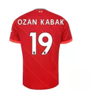 Liverpool Jersey Custom Home OZAN KABAK #19 Soccer Jersey 2021/22 - bestsoccerstore