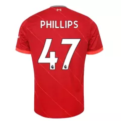 Liverpool Jersey Custom Home PHILLIPS #47 Soccer Jersey 2021/22 - bestsoccerstore
