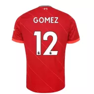 Liverpool Jersey Custom Home GOMEZ #12 Soccer Jersey 2021/22 - bestsoccerstore