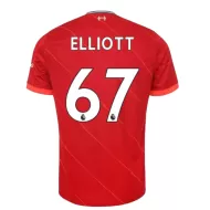Liverpool Jersey Custom Home ELLIOTT #67 Soccer Jersey 2021/22 - bestsoccerstore