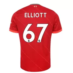 Liverpool Jersey Custom Home ELLIOTT #67 Soccer Jersey 2021/22 - bestsoccerstore