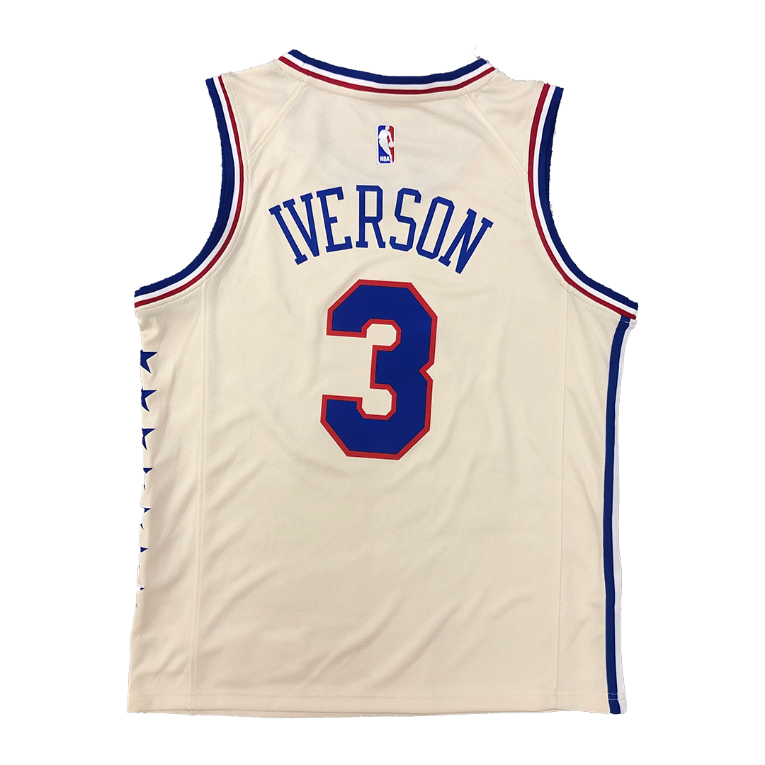 Philadelphia 76ers Jersey Iverson #3 NBA Jersey 2021