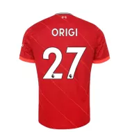 Liverpool Jersey Custom Home ORIGI #27 Soccer Jersey 2021/22 - bestsoccerstore