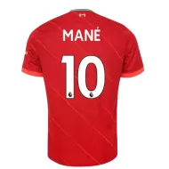 Liverpool Jersey Custom Home MANÉ #10 Soccer Jersey 2021/22 - bestsoccerstore