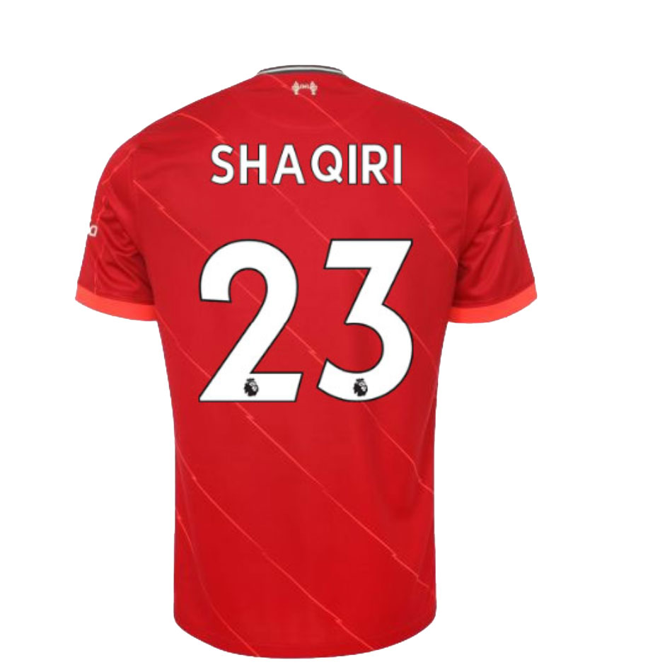 Liverpool Jersey Custom Home SHAQIRI #23 Soccer Jersey 2021/22