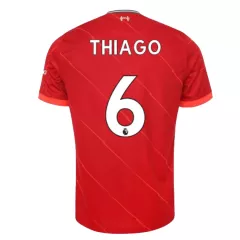 Liverpool Jersey Custom Home THIAGO #6 Soccer Jersey 2021/22 - bestsoccerstore