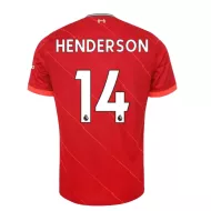 Liverpool Jersey Custom Home HENDERSON #14 Soccer Jersey 2021/22 - bestsoccerstore
