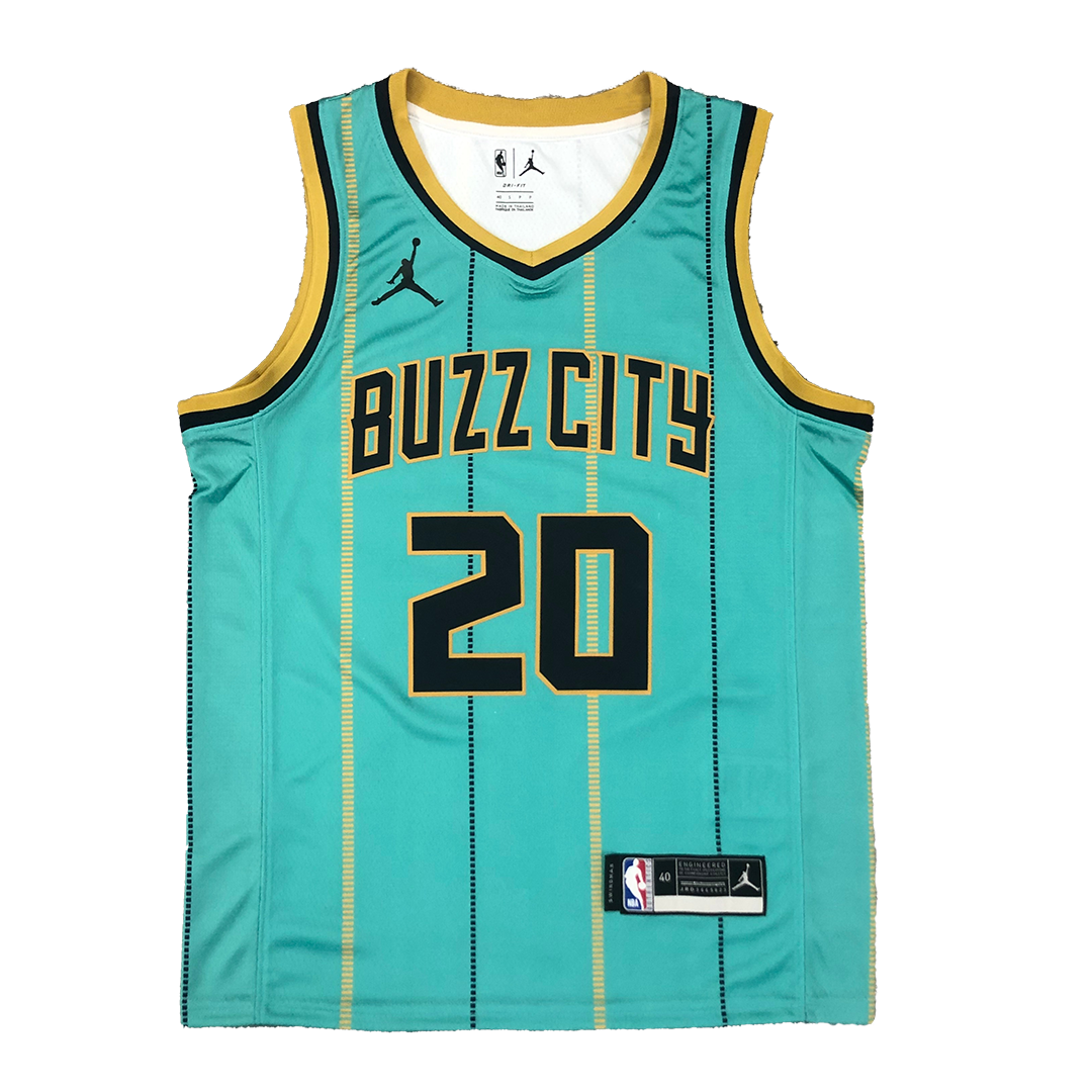 NBA_ Men Basketball LaMelo Ball Jersey 2 Gordon Hayward 20 Terry Rozier III  3 Team Green Blue Purple White Color Embroidery And''nba''jerseys 