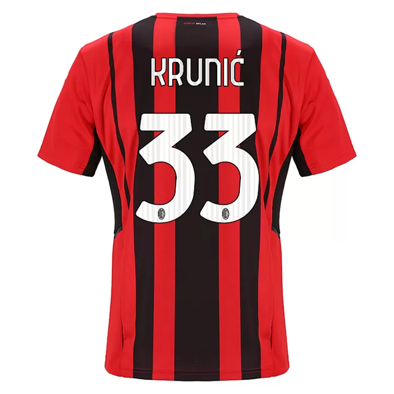 AC Milan Jersey Custom Home KRUNIĆ #33 Soccer Jersey 2021/22