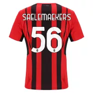 AC Milan Jersey Custom Home SAELEMAEKERS #56 Soccer Jersey 2021/22 - bestsoccerstore