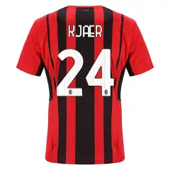 AC Milan Jersey Custom Home KJÆR #24 Soccer Jersey 2021/22 - bestsoccerstore