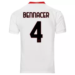 AC Milan Jersey Custom Away BENNACER #4 Soccer Jersey 2020/21 - bestsoccerstore