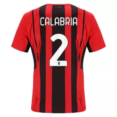 AC Milan Jersey Custom Home CALABRIA #2 Soccer Jersey 2021/22 - bestsoccerstore