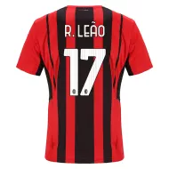 AC Milan Jersey Custom Home R. LEÃO #17 Soccer Jersey 2021/22 - bestsoccerstore