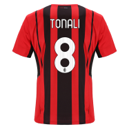 AC Milan Jersey Custom Home TONALI #8 Soccer Jersey 2021/22