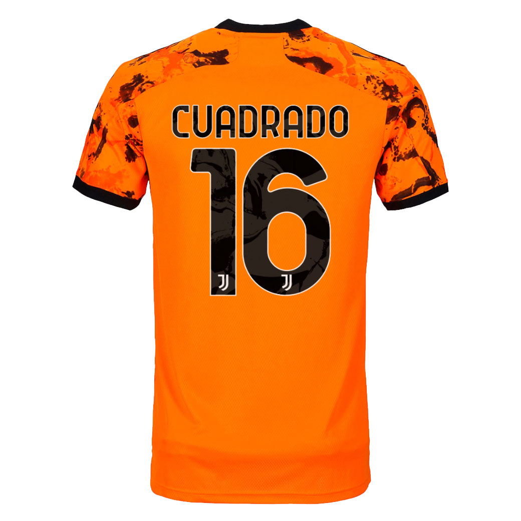 Juventus Jersey Custom Third Away CUADRADO 16 Soccer Jersey 2020/21