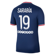 PSG Jersey Custom Home SARABIA #19 Soccer Jersey 2021/22
