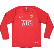 Manchester United Jersey Custom Home Soccer Jersey 2007/08 - bestsoccerstore