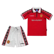 Manchester United Jersey Custom Home Soccer Jersey 1998 - bestsoccerstore