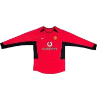 Manchester United Jersey Custom Home Soccer Jersey 2002/03 - bestsoccerstore
