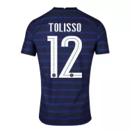 France Jersey Custom Home TOLISSO #12 Soccer Jersey 2020 - bestsoccerstore